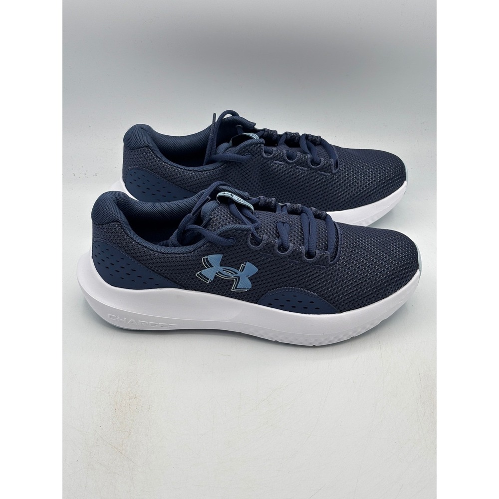 Under Armour Charged Surge 4 Shoes Women Size 10 Navy Blue Running 3027007-403